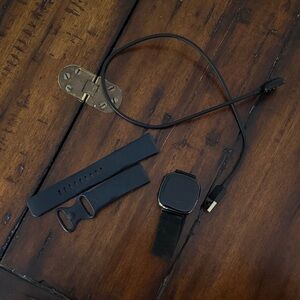 Fitbit Black Smartwatch with Sensor